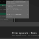 crear apuestas tenis bet365